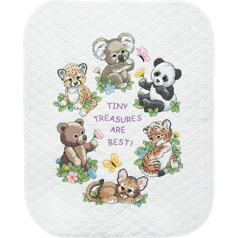 Dimensions cross stitch baby quilts hotsell