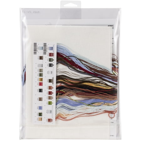 Dimensions Counted Cross Stitch Kit 18"X5.75"-Scenic Farm (18 Count)