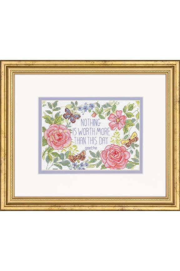 Counted Cross Stitch Kit 7"X5"-This Day Verse (14 Count)