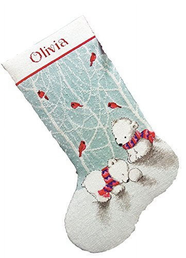 Dimensions Santa's Sidecar Stocking Counted Cross Stitch Kit, 13 x 20, 14- Count 