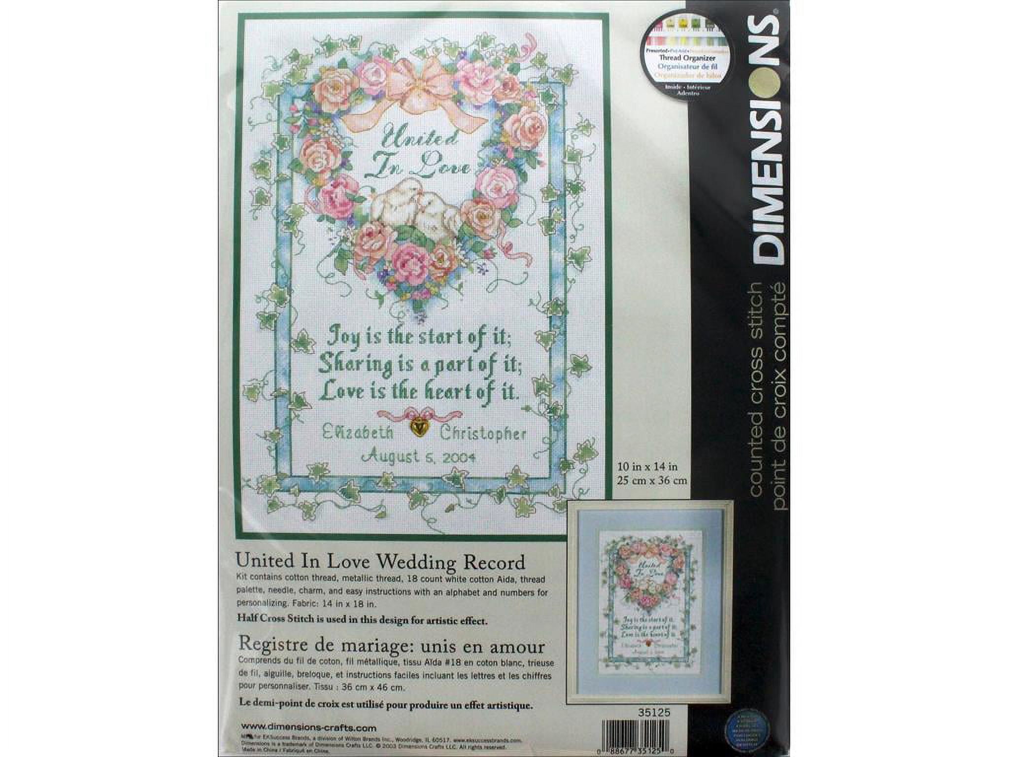 Cross-Stitch-Set „Harmonie“ – 25,4 X 35,5 Cm, Inkl. Stoff, Garn, Nadel & Anleitung