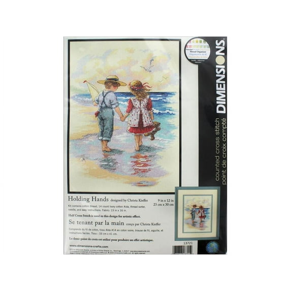 Dimensions Cross Stitch Kit 9x12 Holding Hands