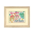 thumbnail image 1 of Dimensions Cross Stitch Kit Flip Flops, 1 of 2