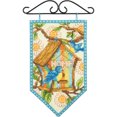 thumbnail image 1 of Dimensions/Debbie Mumm Counted Cross Stitch Kit 5"X8"-Spring Banner (14 Count), 1 of 2
