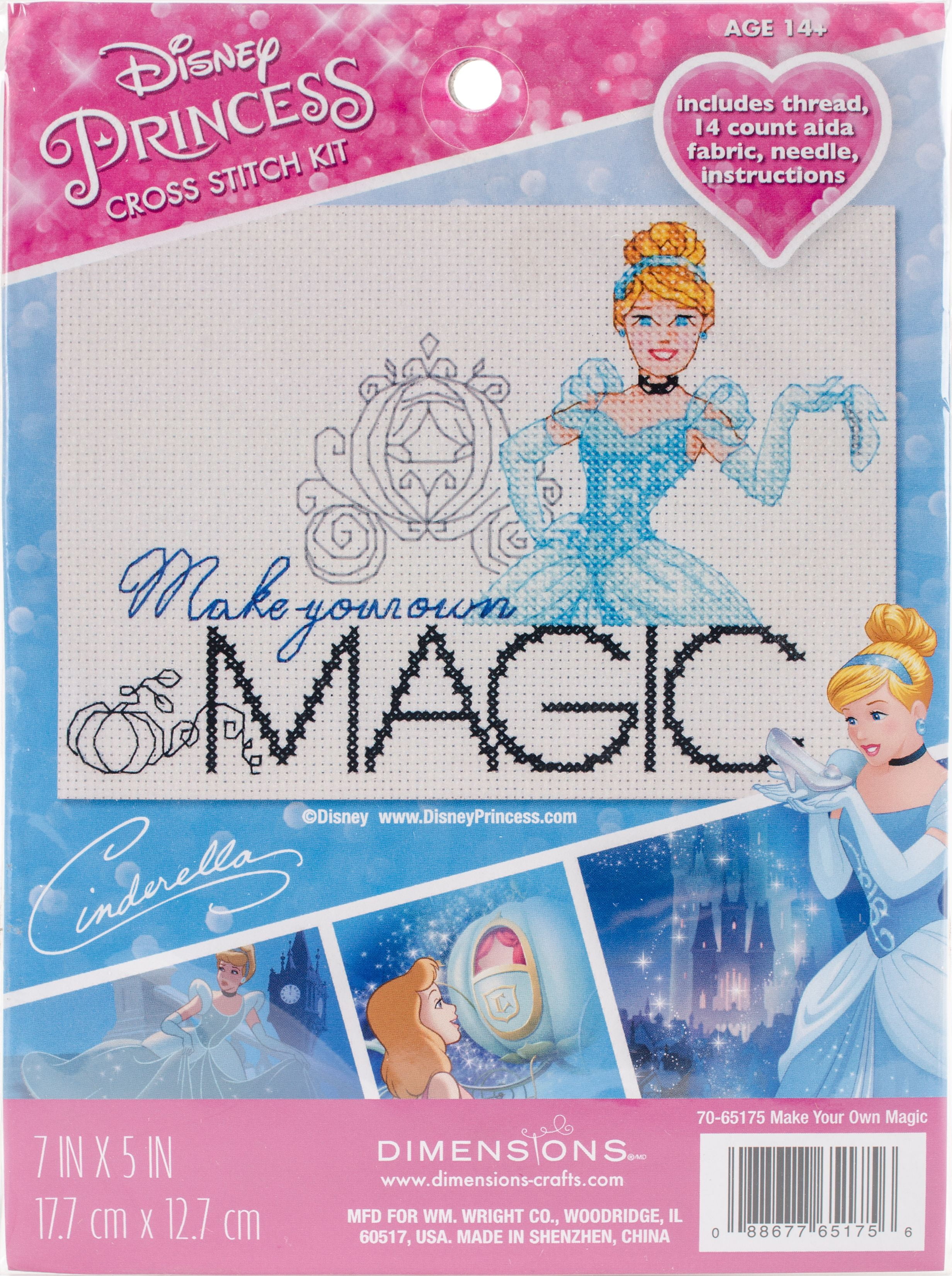 Disney Princess Embroidery Thread Kit