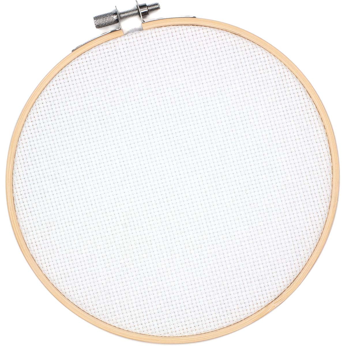 Dimensions Embroidery Hoop W/Aida 6-White 