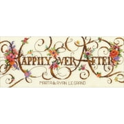 Dimensions Counted Cross Stitch Kit 12"X5"-Ever After Wedding Record 18 Count