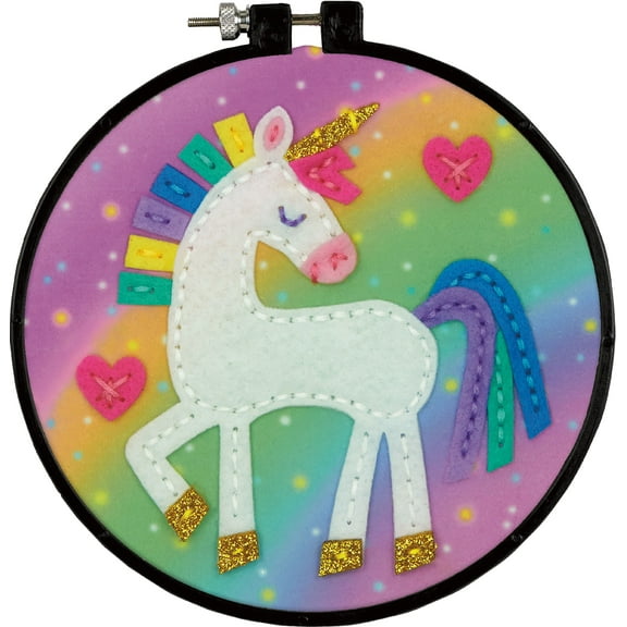 Dimensions Felt Decor Applique Unicorn Kit, 1 Each