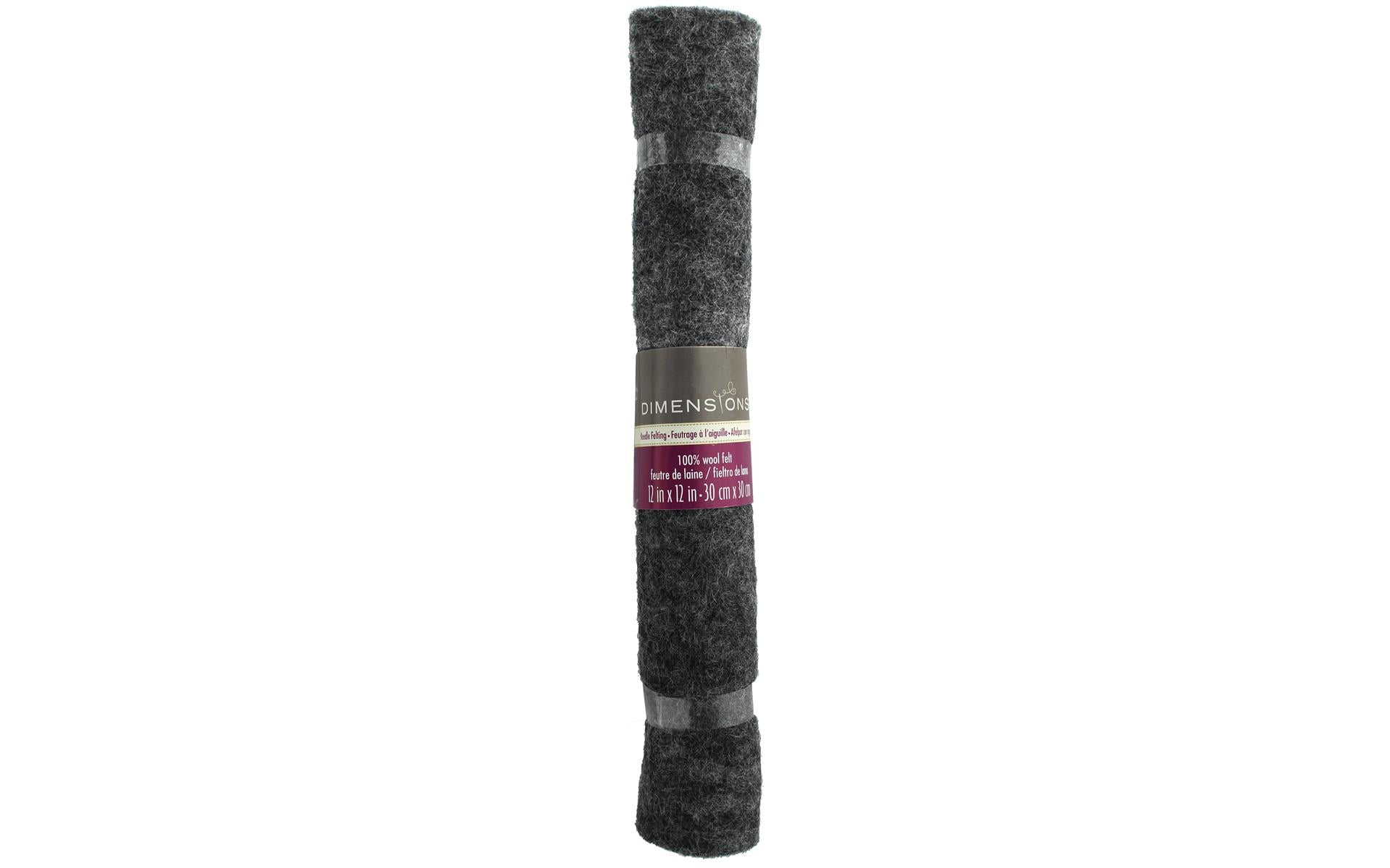Dimensions Feltworks Felt Roll 12"X12"Grey