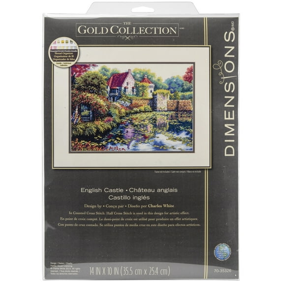 Dimensions/Gold Collection Counted Cross Stitch Kit 14"X10" English Castle (18 Count)
