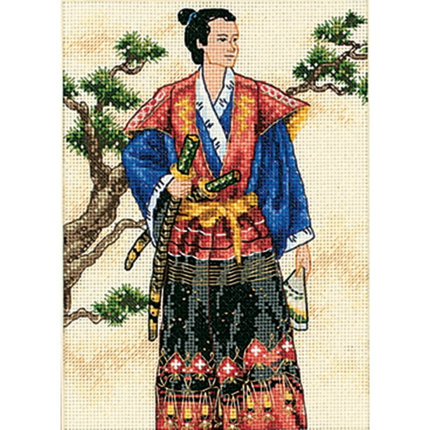 Dimensions Gold Collection Petite "The Samurai" Counted Cross Stitch