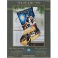 thumbnail image 1 of Dimensions Holy Night Cross-Stitch Christmas Stocking Kit, Unisex, Perfect for All Ages, 1 of 4