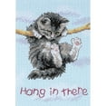 Dimensions/Jiffy Mini Counted Cross Stitch 5 inch X7 inch Hang On Kitty