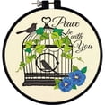 thumbnail image 1 of Dimensions/Learn-A-Craft Embroidery Kit 6" Round-Birdcage-Stitched In Thread, 1 of 2