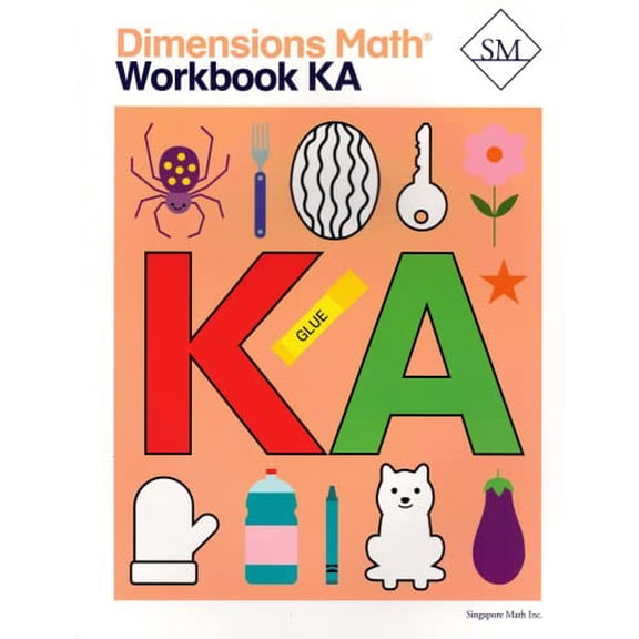 Pre-Owned Dimensions Math Grade K Workbook KA Paperback
