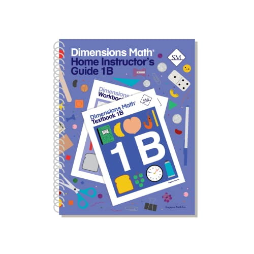Pre-Owned Dimensions Math Home Instructor's Guide 1B | Singapore Math Inc. [Spiral-bound], 9781947226593, 1947226592, Paperback,