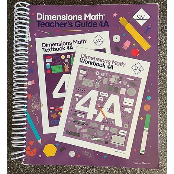 Pre-Owned Dimensions Math Teacher's Guide 4A (Spiral-Bound) 9781947226388