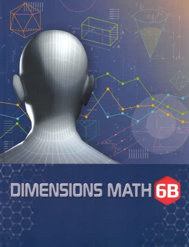 Pre-Owned Dimensions Math® Textbook 6B Paperback