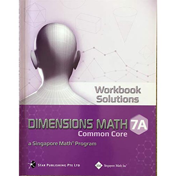 Pre-Owned Dimensions Math Workbook Solutions 7A (Paperback) 981443180X 9789814431804