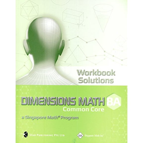 Pre-Owned Dimensions Math Workbook Solutions 8A, 9789814250702, 9814250708, Paperback,