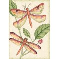 thumbnail image 1 of Dimensions Mini Counted Cross Stitch Kit 5"X7"-Dragonfly Duo (14 Count), 1 of 2