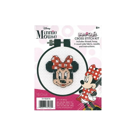 Dimensions Cross Stitch Kit 3" LAC Minnie