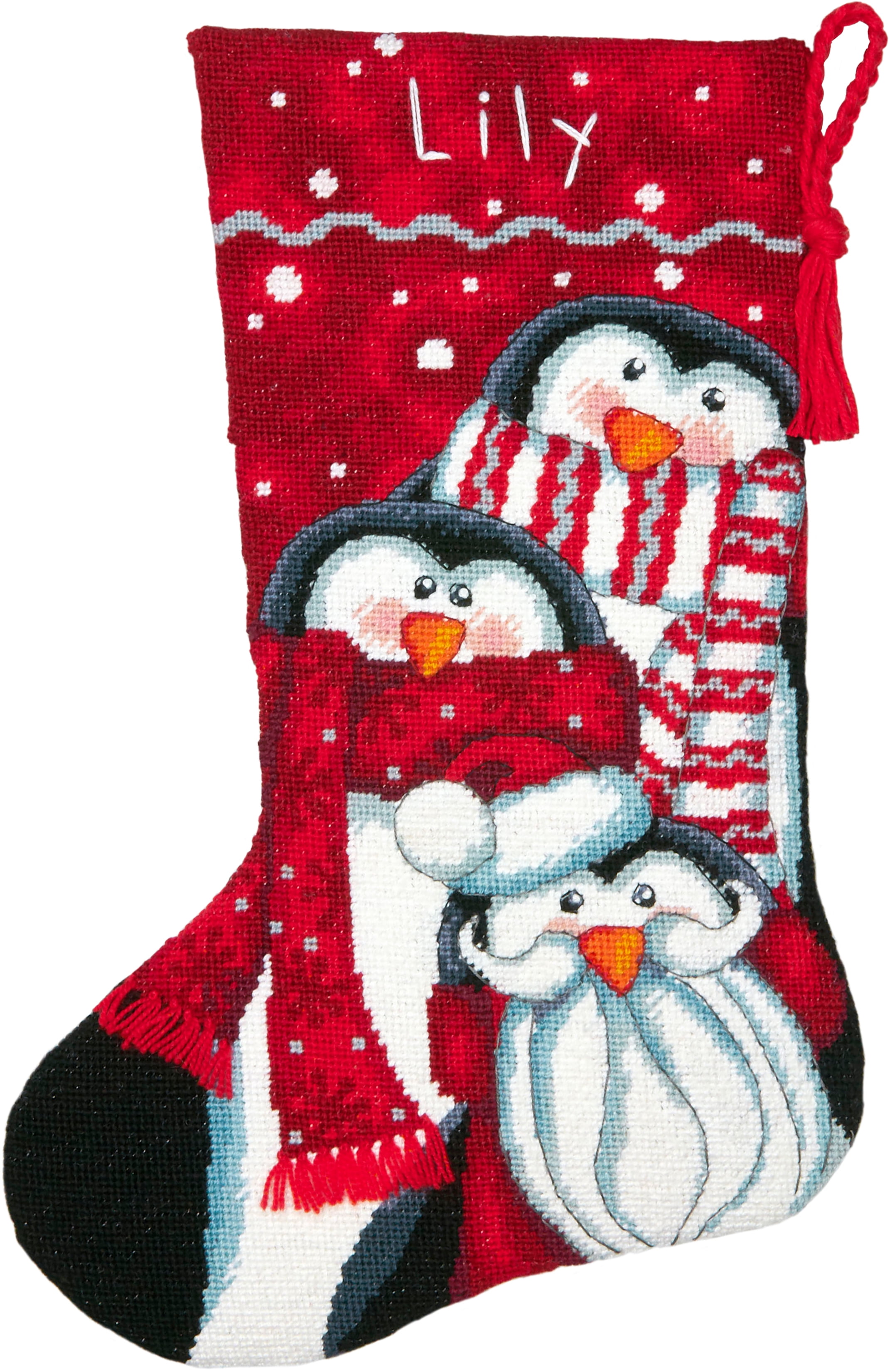 Buy Set for Needlepoint Stitching Stocking Santa&Toys Dimensions