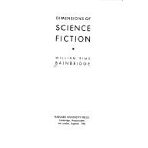 Pre-Owned Dimensions of Science Fiction (Hardcover) 0674207254 9780674207257