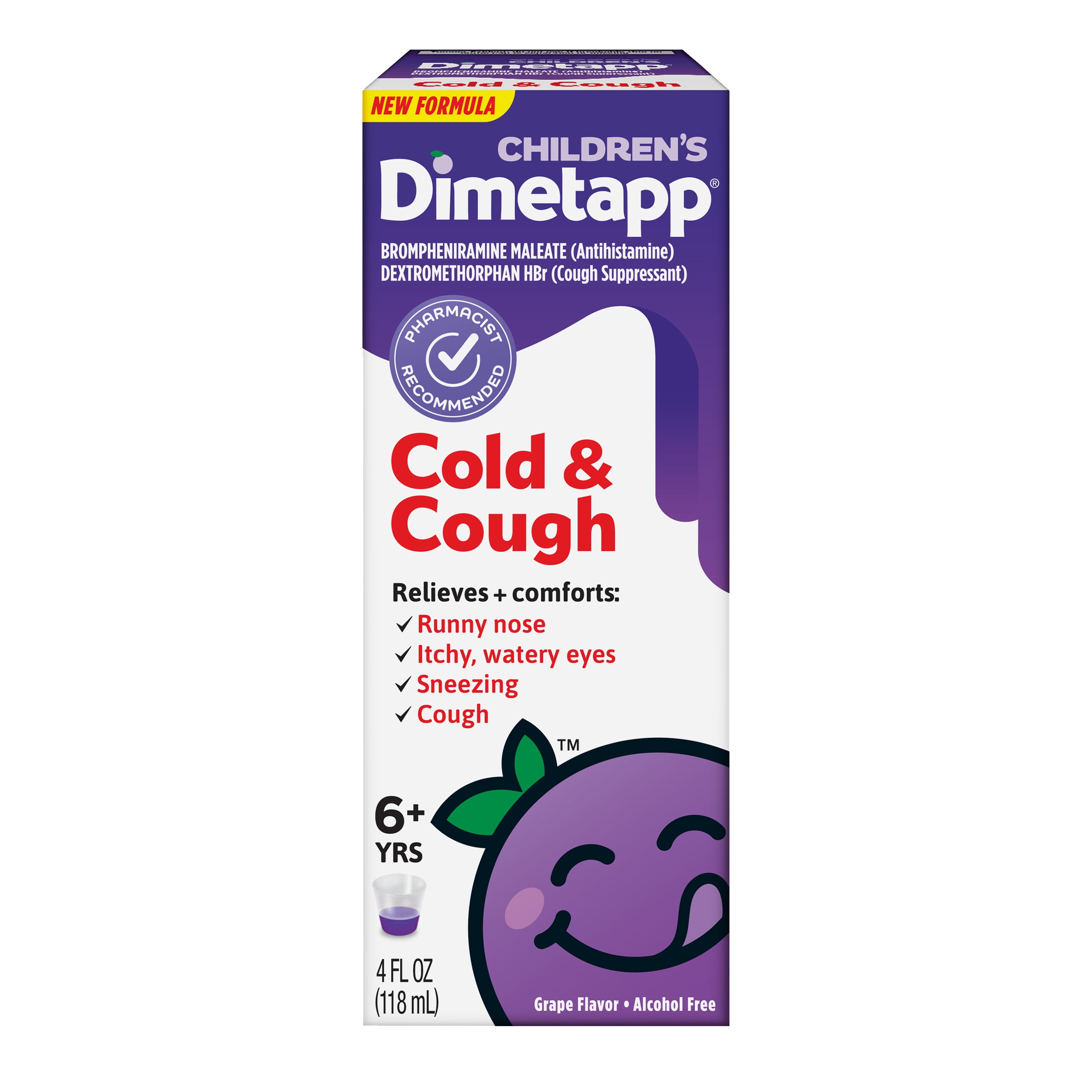 Dimetapp Childrens Cold & Cough, 4oz