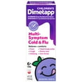 thumbnail image 1 of Children’s Dimetapp Multi-Symptom Flu Liquid, Fever, Cough, Cold Relief, 4 fl oz, 1 of 6