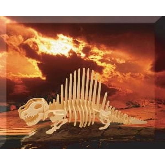 Dimeterodon 3D Wooden Puzzle by Puzzled Inc