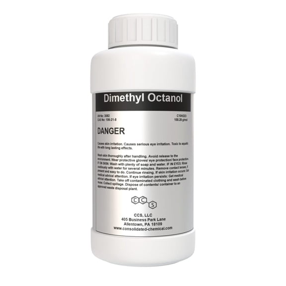 Dimethyl Octanol | Fragrance, Flavor & Industrial Grade - 250mL (8 Fl Oz)