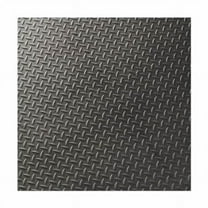 Dimex 130021 Black Floor Tiles - 8 Per Pack - Pack of 3
