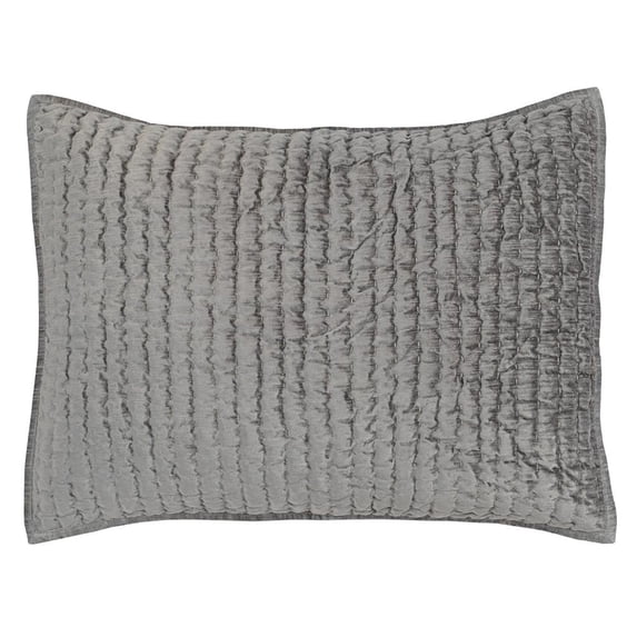 Dimitry Rayon Velvet Standard Sham By Kosas Home
