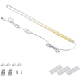 thumbnail image 1 of Dimmable 3 Color LED Under Cabinet Lighting, Memory Function, 20 inch USB Powered LED Closet Light Bar, Under Counter Lights for Kitchen, Shelf, Cupboard (2700K 4000K 6000K), 1 of 6