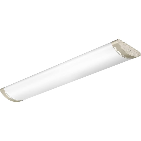 Dimmable 4FT LED Kitchen Puff Ceiling Lights, 40W, 4800LM, 4000K, 4 Foot LED Linear Fixture 48 Inch Flush Mount Wraparound Shop Light for Garage, Office, Fluorescent Tube Replacement