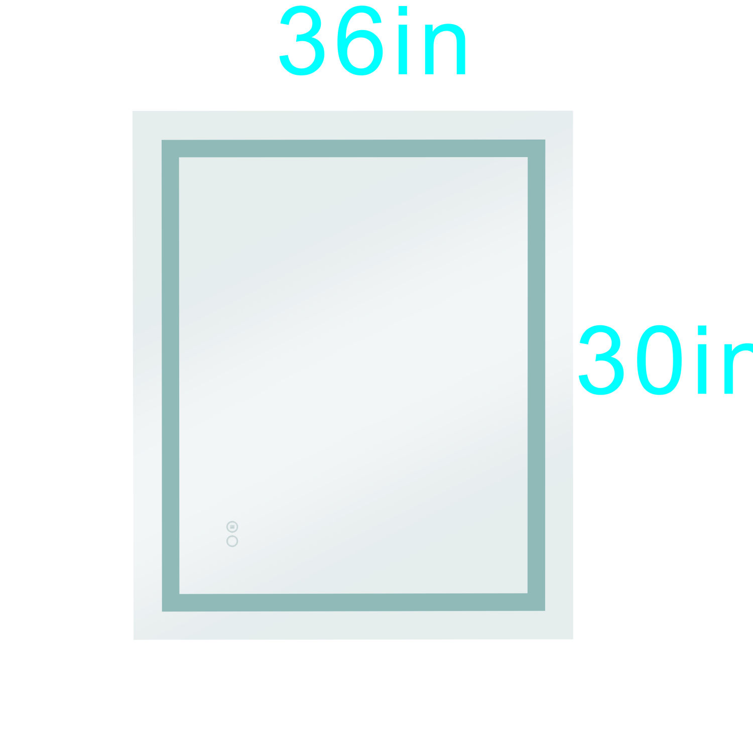 Dimmable AntiFog LED Mirror with Lights for Bathroom Modern Lighted