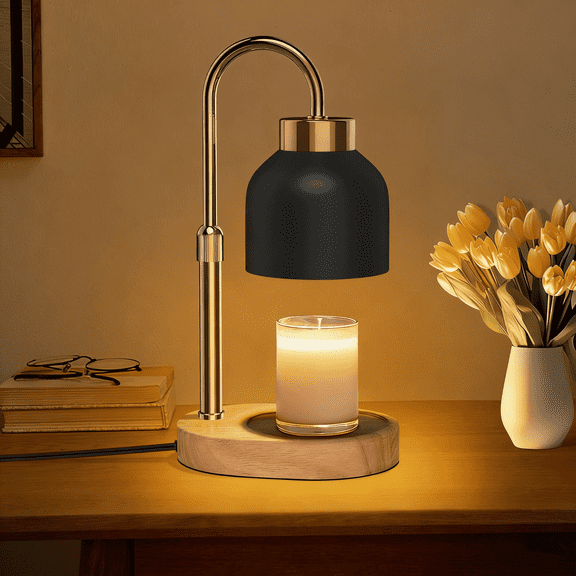 Seenlast Dimmable Candle Warmer Lamp with Timer, Height Adjustable Electric Candle Lamp, Gifts for Women Mother's Day Christmas Home Decor, Vintage Bedroom Decor
