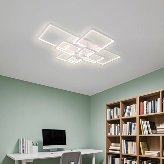 Dimmable Ceiling Light 15000LM, 3 Color Temperatures, 15m Remote, Wide Voltage 100-265V for Office/Living Room : Home Improvement