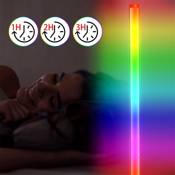 Dimmable Corner Floor Lamp RGB Modern Indoor Lighting with Smart Remote APP Control LED Lights Bedroom Standing Lamp