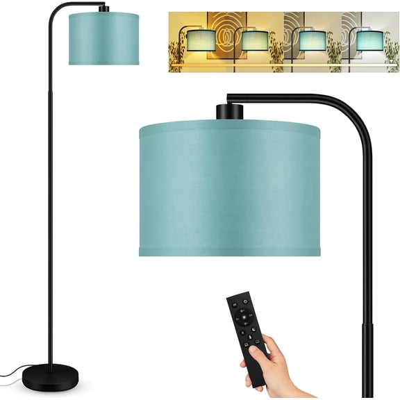 Dimmable Floor Lamp for  Room,Arc Remote Control Sofa Lamps,Stepless Dimmable & Colors Temperature,2700-6500k,Foot ,67 in  Modern Standing Lamp for  Office,