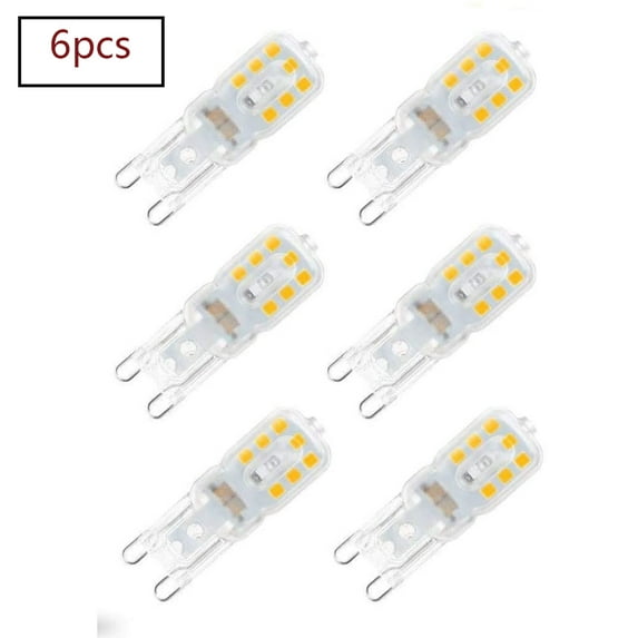 Dimmable G9 LED Bulbs, Super Brightness 5W Equivalent 40W Halogen, 300LM, Warm White, 220-240V, Easy To Install, Wide Application, Ultra Long Life for Shop Kitchen Exhibition