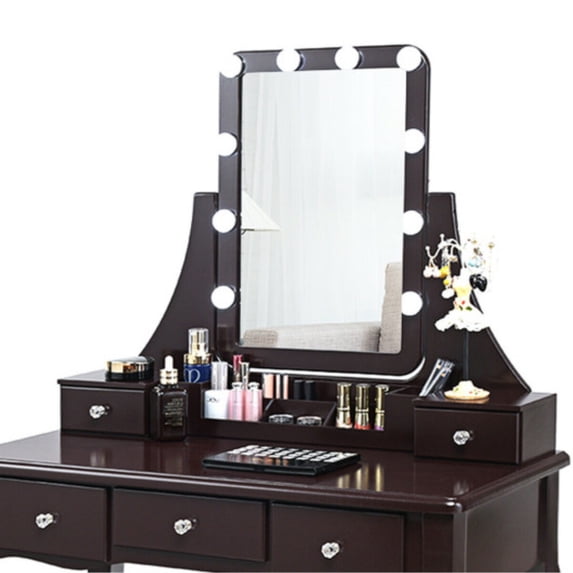 Dimmable Hollywood Vanity Lights Kit with 11 Bulbs for Dressing Table