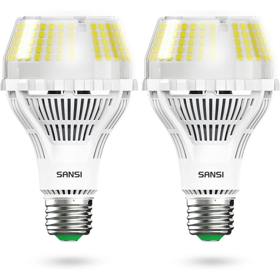 Dimmable LED Bulb, Smooth Dimming 250W Equivalent 4000 Lumens Large A21 E26 5000K Daylight, Ceramic Tech 27W Energy Saving 22.5-Year Lifetime, Safe for Home & Kitchen