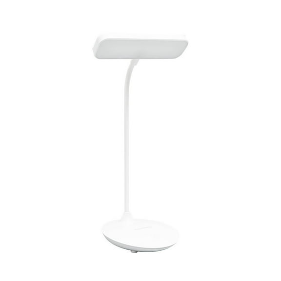 Dimmable LED Desk Lamp USB Rechargeable Reading Light With Phone Stand Eye Protection Workspace Fixture White