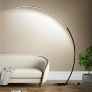 Dimmable LED Floor Lamp with 3 Color Temperatures, Ultra Bright 2000LM Arc Floor Lamps for Living Room, Modern Standing Tall Lamp with Remote Control Reading Floor Lamp for Bedroom Office Classroom
