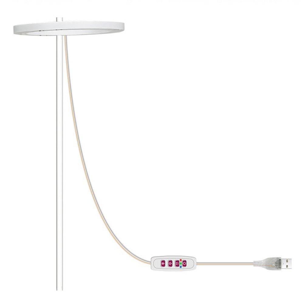 Dimmable LED Grow Light Plant Growing Full Spectrum Indoor Halo Ring