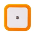 thumbnail image 1 of Dimmable LED Night Light Plug Into Wall with Light Sensor Auto On/Off - Warm White Square Plastic Nightlight for Bathroom, Stairway, Corridor - 0.6W Energy Efficient, 1 of 1