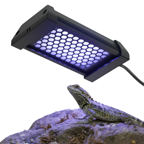 Dimmable LED Reptile UVB Lamp – 4W, S Size, 8000-Hour UVB Duration, Adjustable 4/8/12-Hour Cycles, Ideal for Lizards, Chameleons, and Other Reptiles