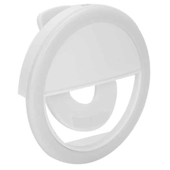 Dimmable LED Selfie Ring Light USB Rechargeable Clip Circle Lamp 3 Colors 36 Light Beads 3.5 in / 9 cm